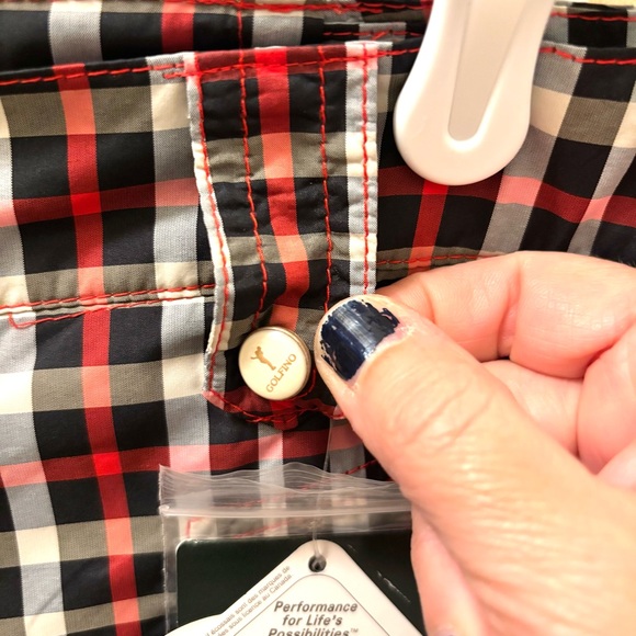 Golfino Women’s Plaid Insulated Thermo Comfort Warm Lined Golf Pants Size 12 - Picture 9 of 16